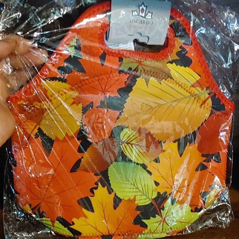 ✅$5 Add On Oscardo Leaf Print Lunch Bag